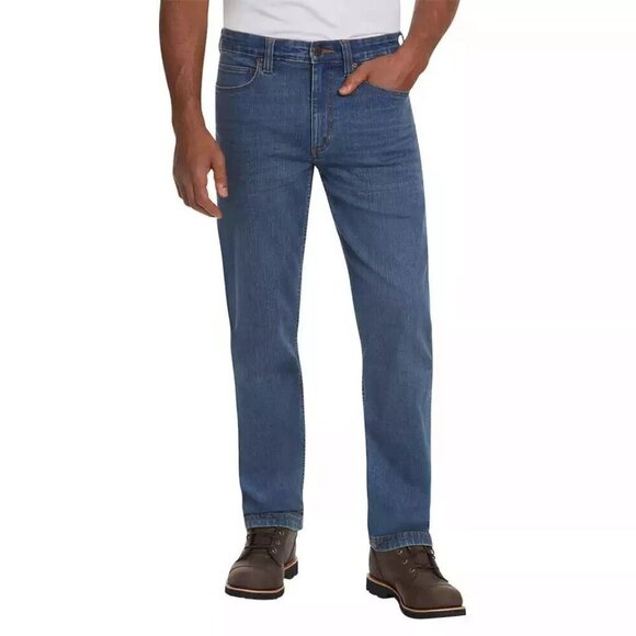 NEW Kirkland Signature Men's 32x29 Jeans Straight Fit Comfort Stretch Denim Blue - Picture 1 of 8